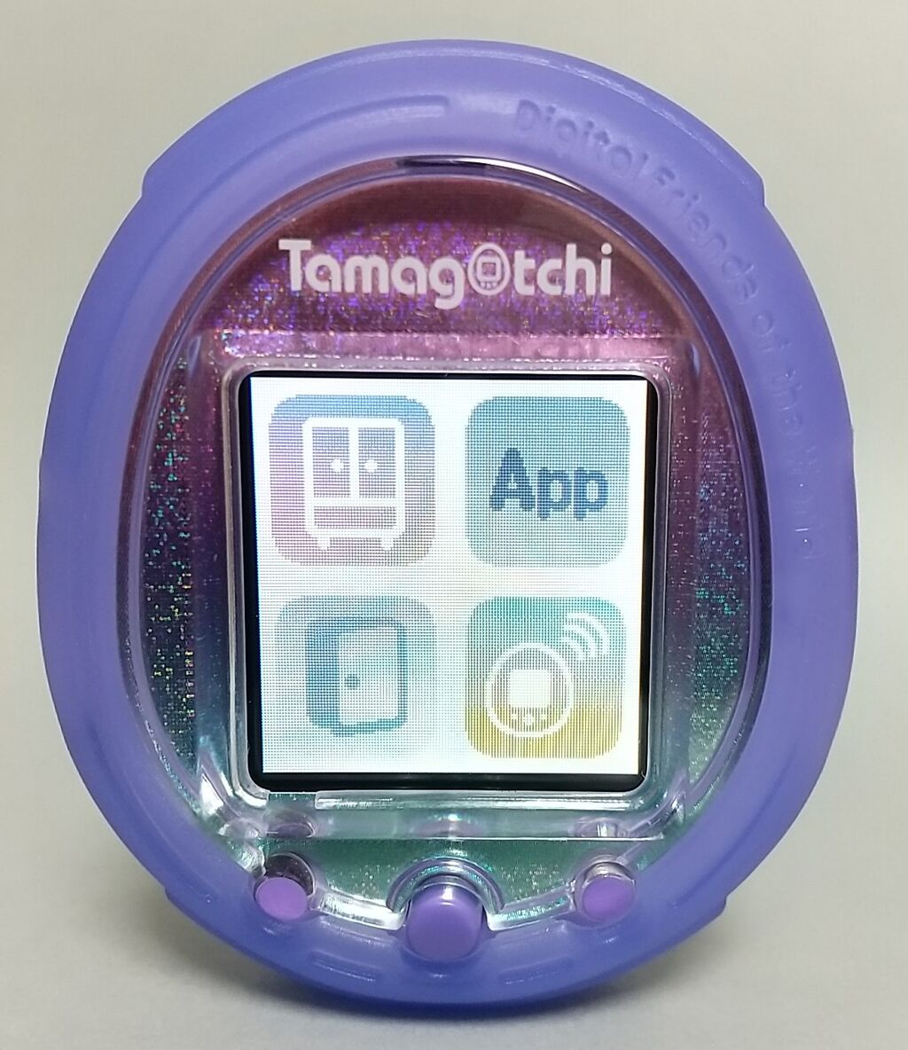 たまごっち スマート　25周年　アニバーサリー パープル Tamagotchi Smart アニバーサリーパーティーセット | BANDAI TOYS