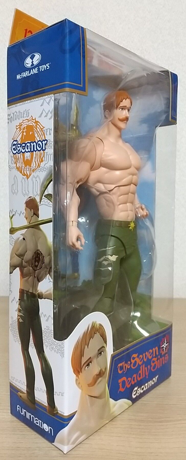 七つの大罪」のエスカノールの可動フィギュア】McFARLANE TOYS The