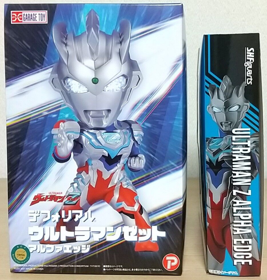 新品未開封 梱包箱未開封 デフォリアル ウルトラマンZ フィギュア 発光ギミック搭載のデフォルメフィギュア】エクスプラス デフォ