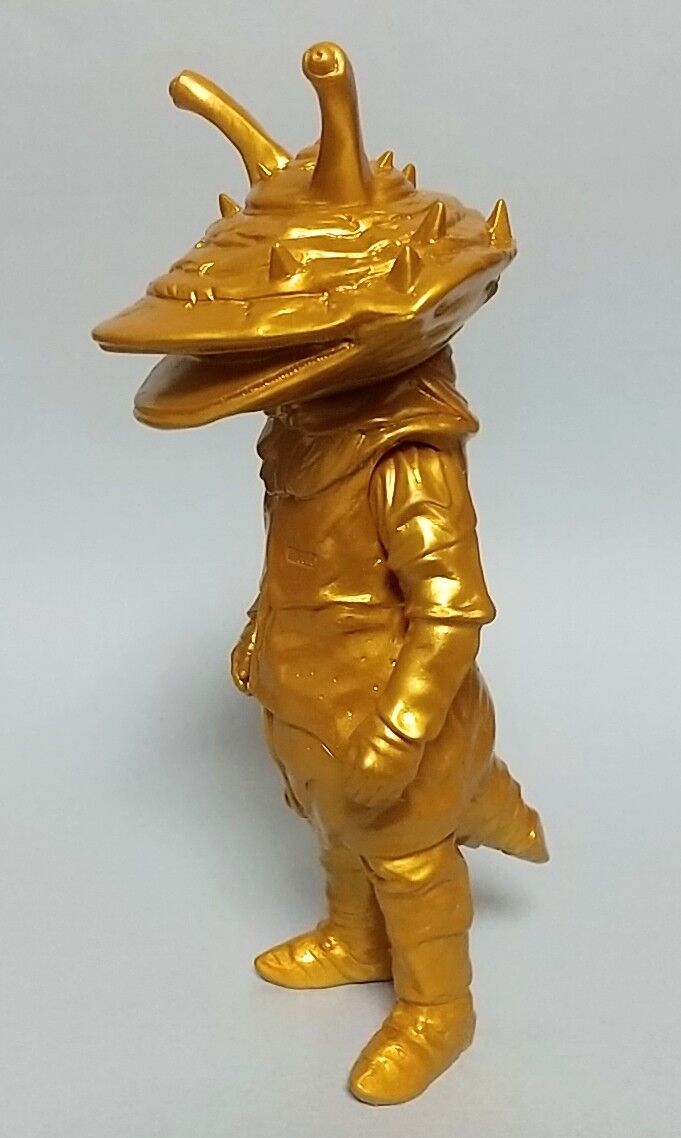 ブルマァク　カネゴン★カネゴンゴールド　金色カネゴン　カネゴンソフビ ソフビ/ブルマァク BULLMARK/ウルトラQ/カネゴン/ゴールド｜墓場