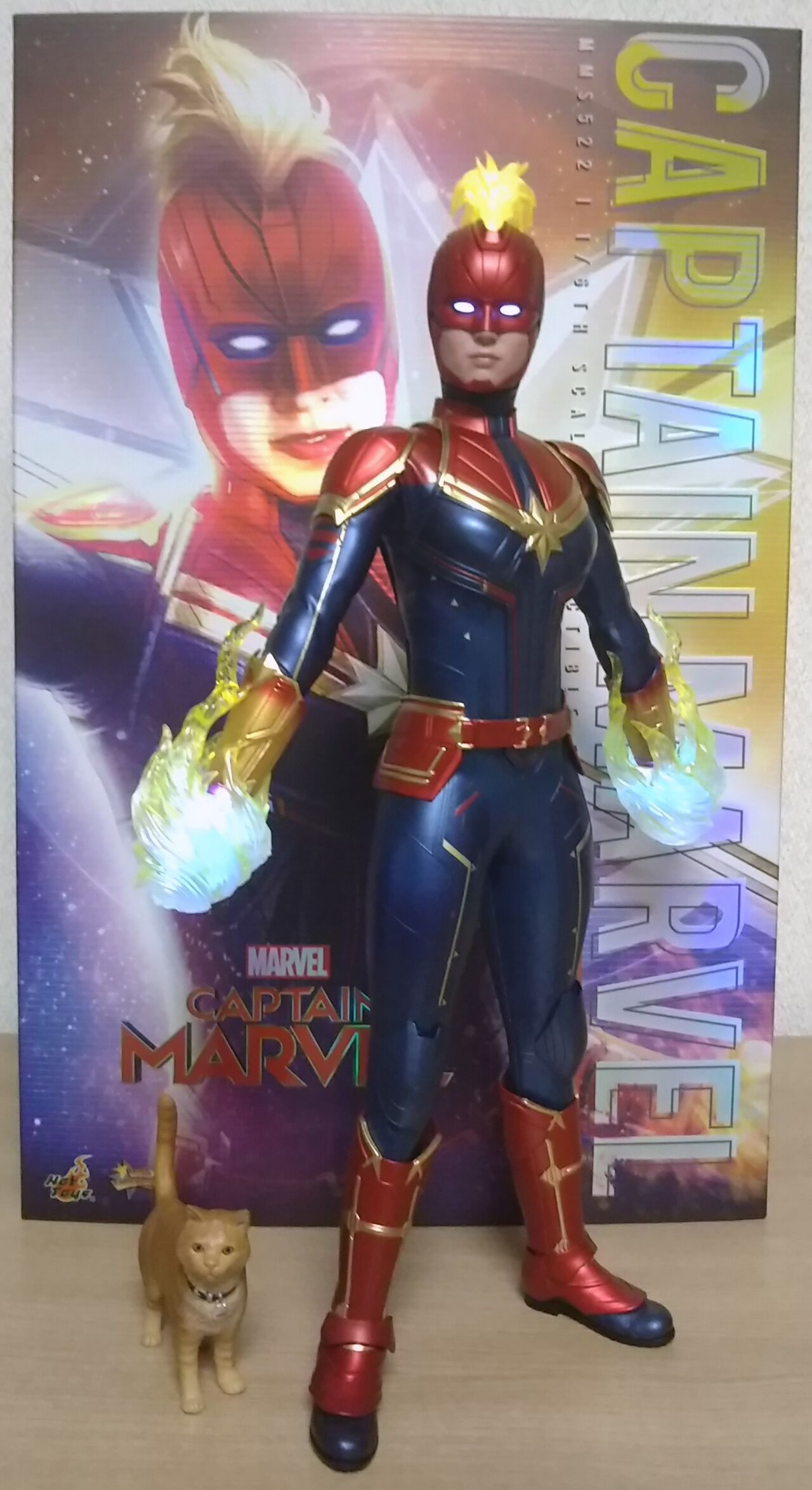 ホットトイズ　キャプテン・マーベル　キャプテン・マーベル［ボーナスアクセサリー ムービー・マスターピース】『キャプテン・マーベル』1／6