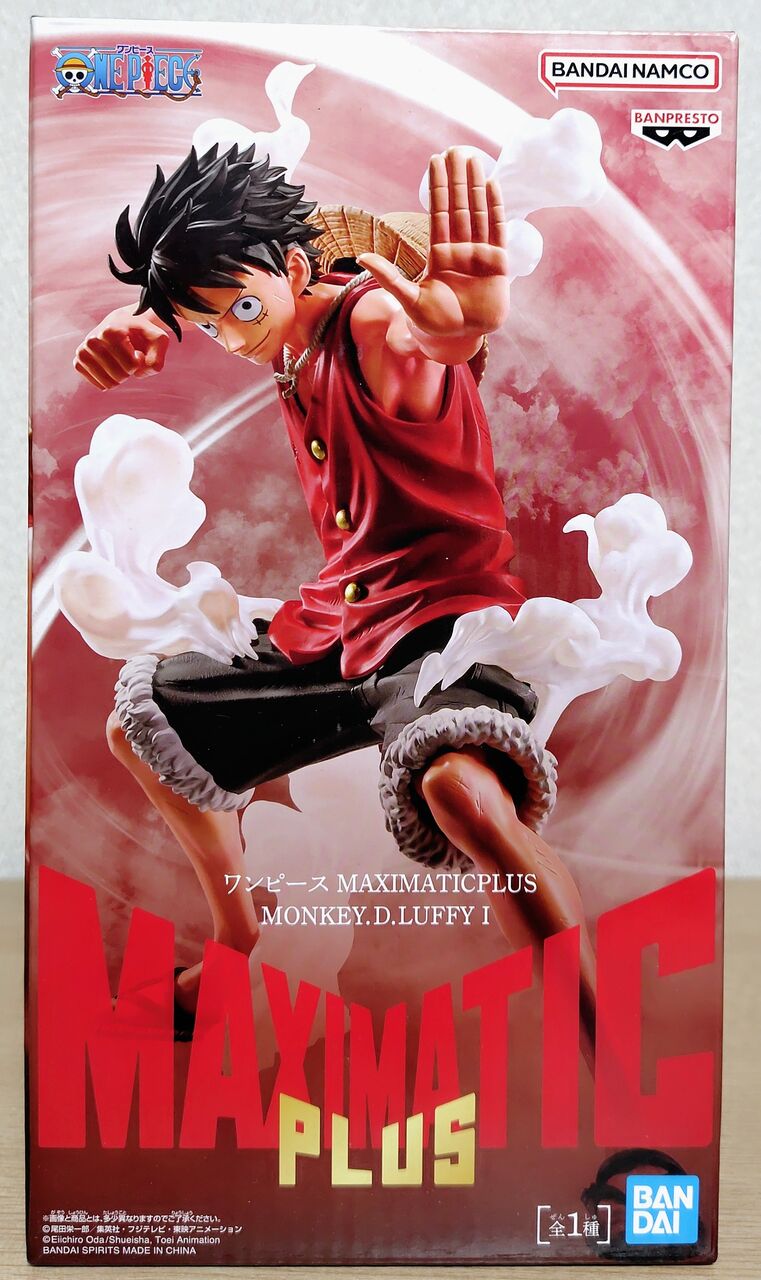 煙エフェクト付きのギア2ルフィ】ワンピース MAXIMATICPLUS MONKEY.D