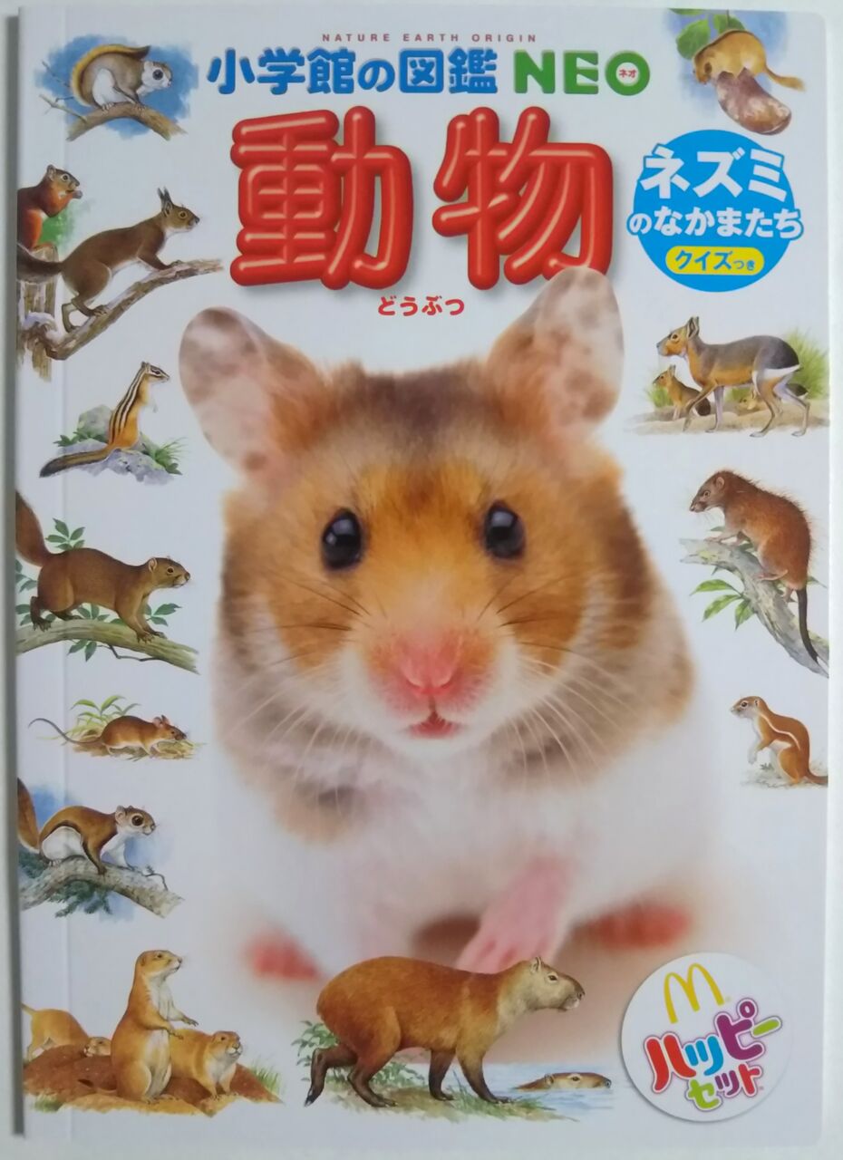 マクドナルド ハッピーセット ずかん 動物 ネズミのなかまたち Chaos Hobby Blog マクドナルド ハッピーセット ずかん 動物 ネズミのなかまたち Chaos Hobby Blog