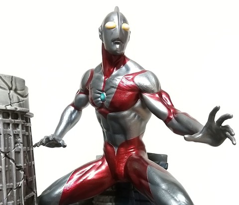 【美品】MEGA ウルトラマン　塗装済み組み立てキット　特撮 海洋堂 海洋堂高知 NANKOKU FACTORY ウルトラマン(シン