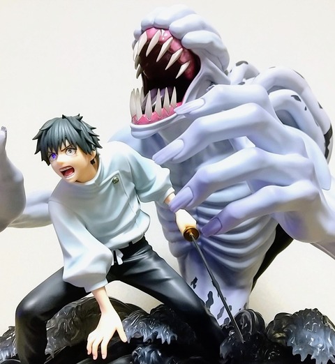 呪術廻戦 0 乙骨憂太＆特級過呪怨霊祈本里香  F:NEX フィギュア 来い!!里香!!”「劇場版 呪術廻戦 0」乙骨憂太＆特級過呪怨霊・祈