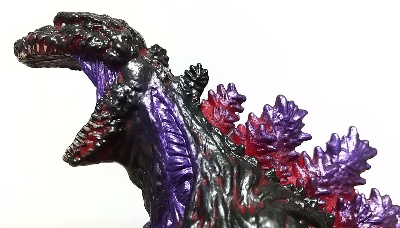 ゴジラ 2016 クライマックス 重塗装 ソフビ BANDAI ムービー