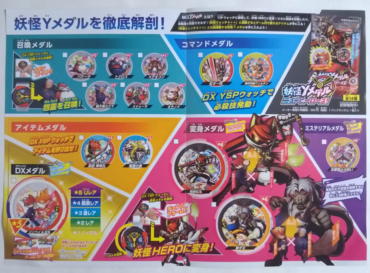 妖怪ウォッチ 妖怪学園y 妖怪yメダル ニューヒーローズ Chaos Hobby Blog 妖怪ウォッチ 妖怪学園y 妖怪yメダル ニューヒーローズ Chaos Hobby Blog