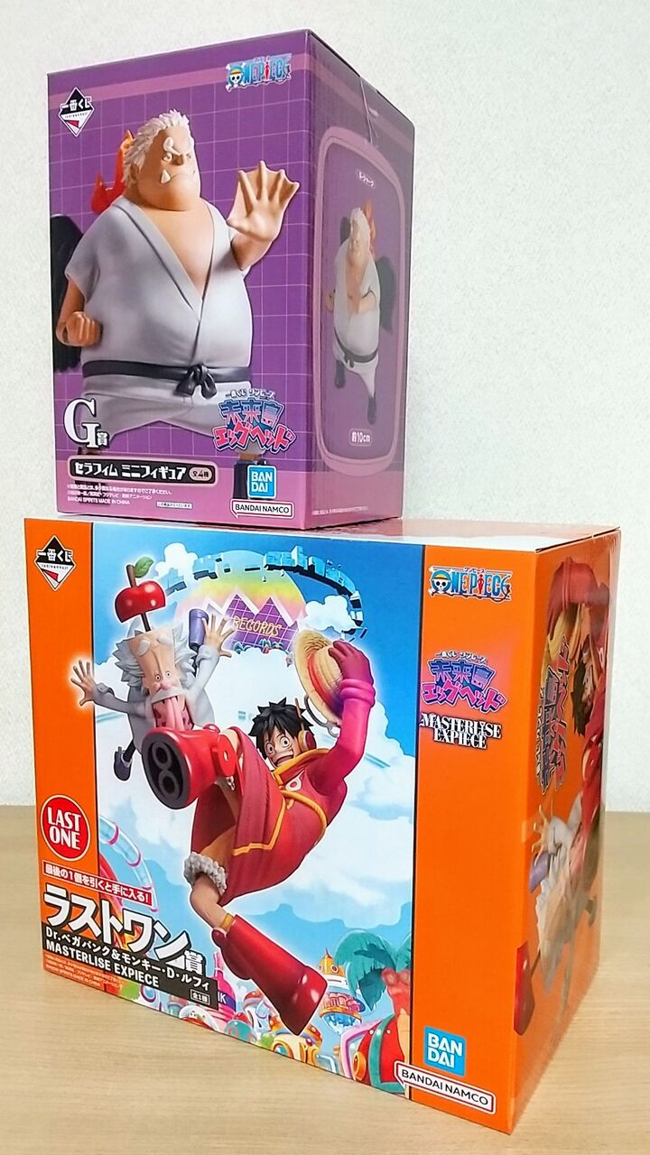 ワンピース フィギュア ラストワン エッグヘッド編ルフィー ドクターベガパンク ラストワン賞 Dr.ベガパンク＆モンキー・D・ルフィ MASTERLISE