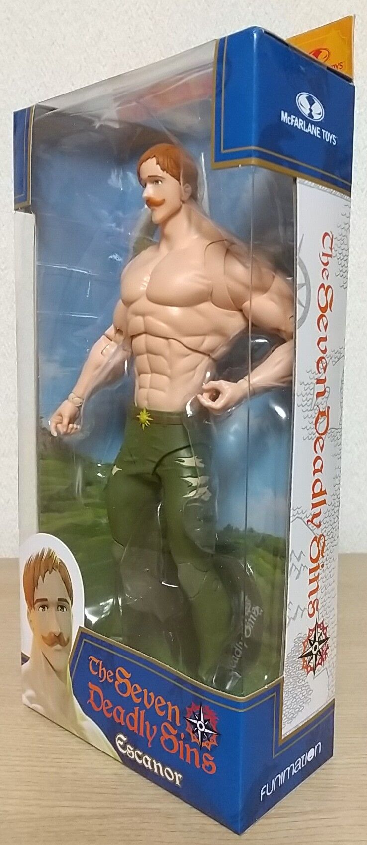 七つの大罪」のエスカノールの可動フィギュア】McFARLANE TOYS The