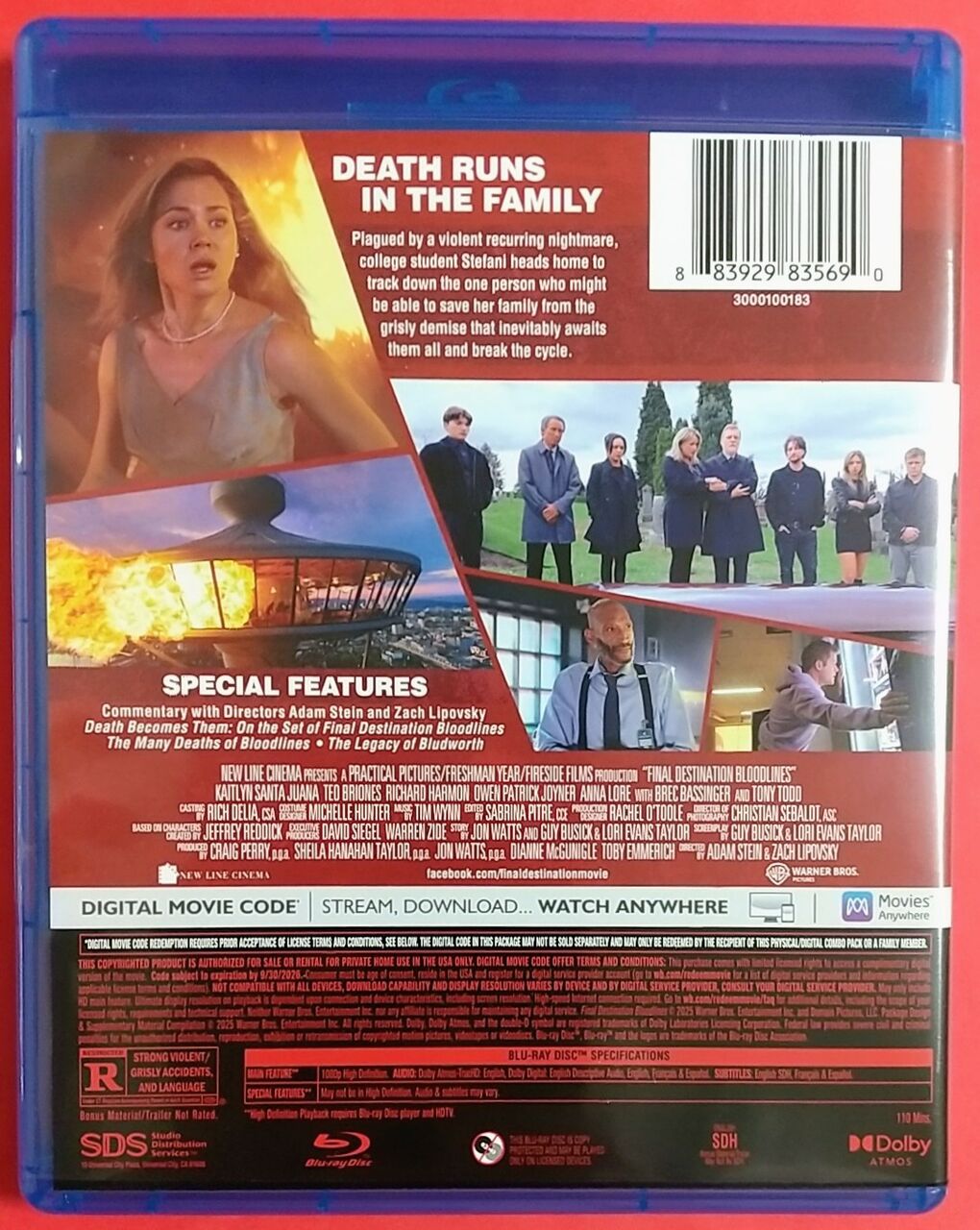 【Hiro】DESTINATION(デスティネーション)　 6'6 Final Destination 6-Film Collection DVD (Final Destination