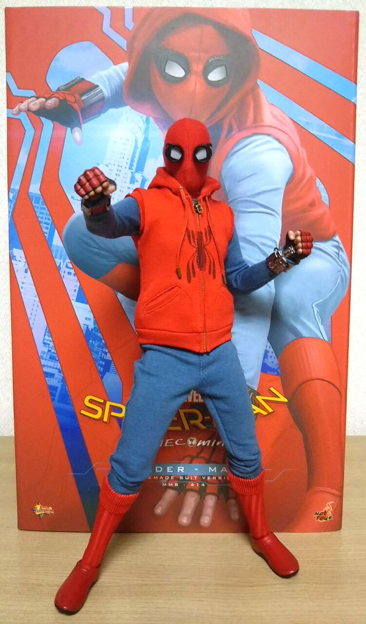 □【完売品】ホットトイズ スパイダーマン ホームメイドスーツ ホームカミング