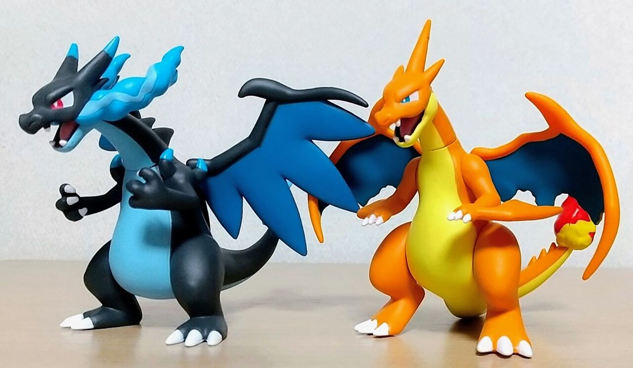 800円ガチャ】ポケットモンスター 組立可動！メガリザードンX