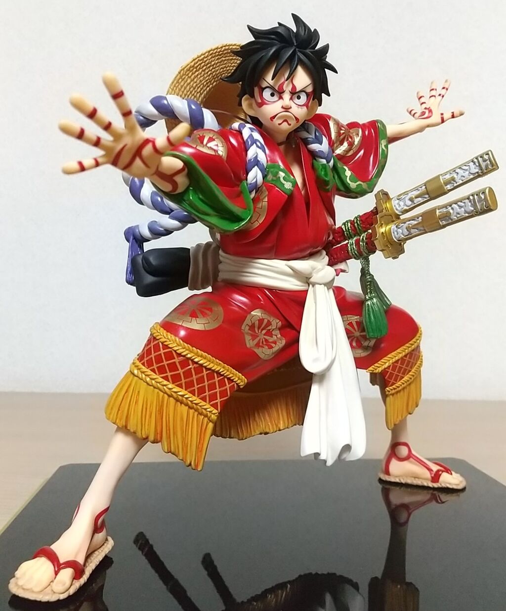 歌舞伎　ルフィ　pop KABUKI EDITION 赤　フィギュア　@ 抽選販売】Portrait.Of.Piratesワンピース“KABUKI EDITION