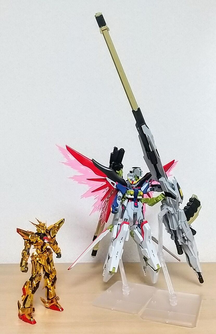 HG デスティニーガンダムSpecⅡ&ゼウスシルエット アカツキ用シラヌイ