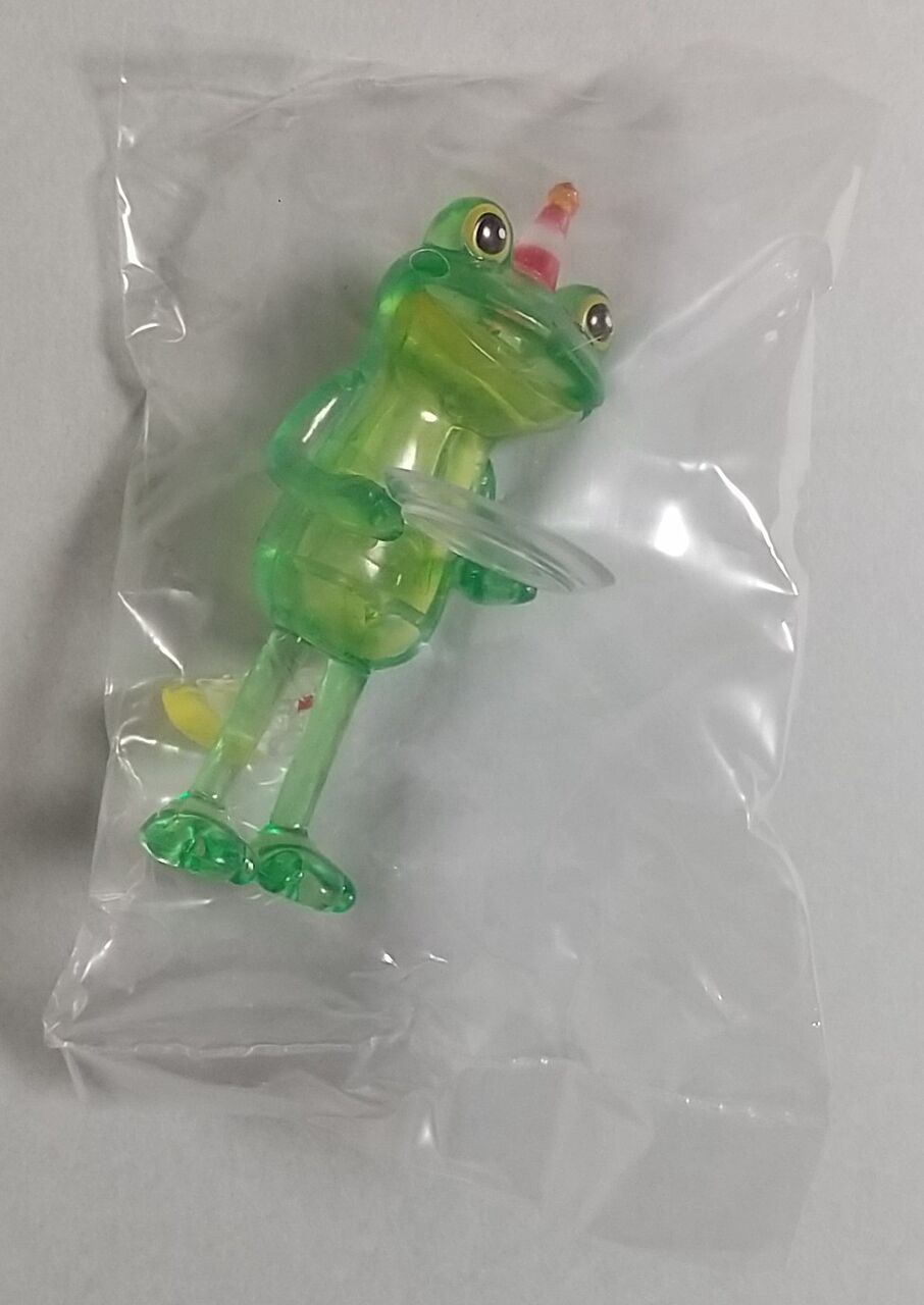 カエルーマ 水中迷彩(赤目＋金目) ペインターネット ソフビ ペインターネットです。 | モダンソフビマーケットブログ