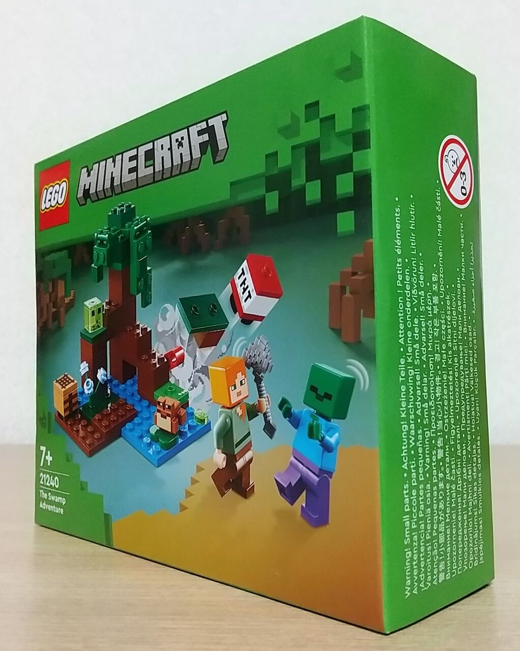 マインクラフトのゾンビなどのセット】LEGO 21240 MINECRAFT The Swamp