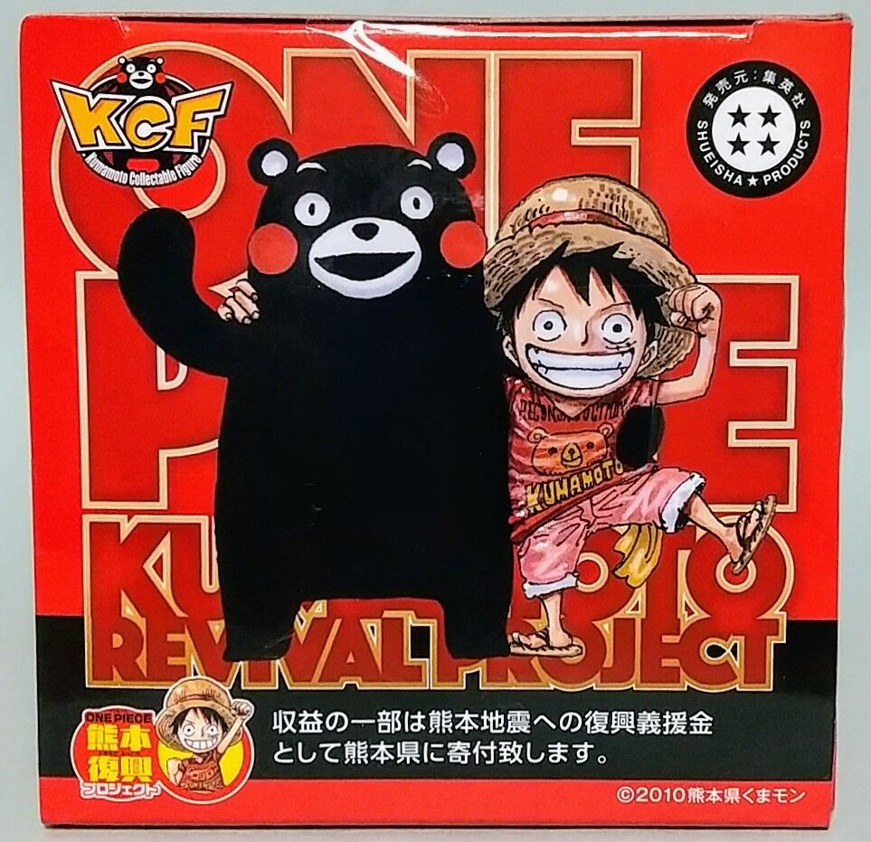ONE PIECE - ワンピース　クマモトコレクタブルフィギュア　ワーコレ　ルフィ　くまモン　2個 くまモン！】ワンピース クマモトコレクタブルフィギュア -熊本