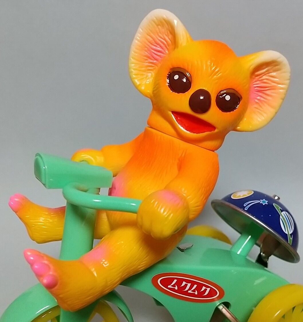 雑*屋様 幻の試作品!? 可愛すぎる!! 三輪車 モンスター兄弟(プロモ、マイク 限定カラー】シマックス×まんだらけ ゼンマイレトロ三輪車