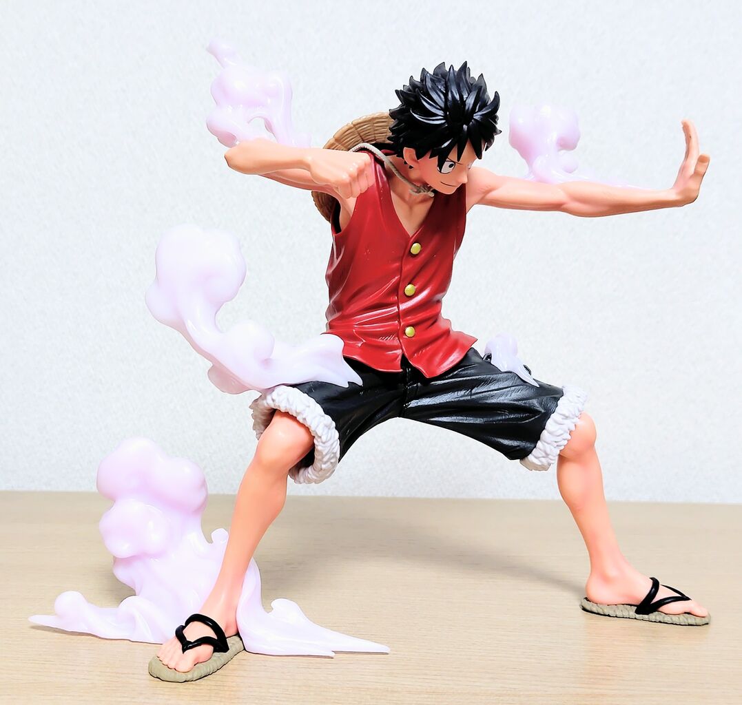 煙エフェクト付きのギア2ルフィ】ワンピース MAXIMATICPLUS MONKEY.D