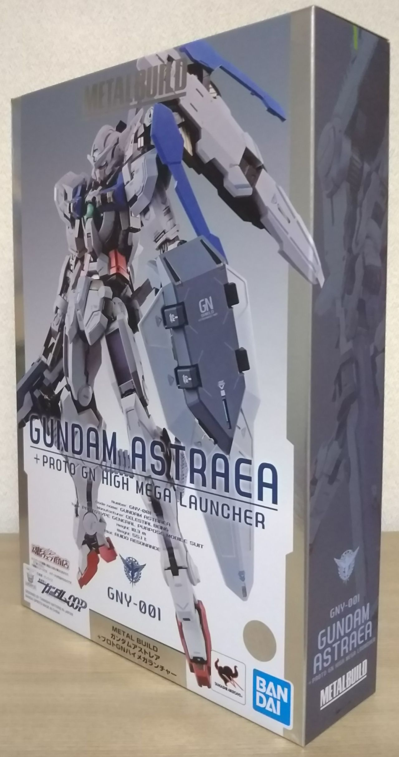 エンタメ BANDAI ガンダムアストレア ＋プロトGNハイメガランチャーの