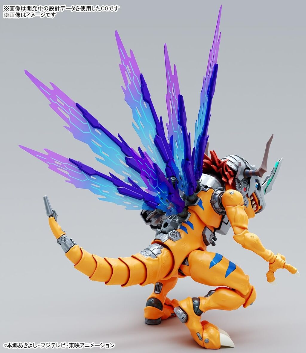 新品・未使用タグ付　グレイモン　×３　メタルグレイモン　×２　ダイナーモーション Figure-rise Standard Amplified メタルグレイモン【ワクチン種