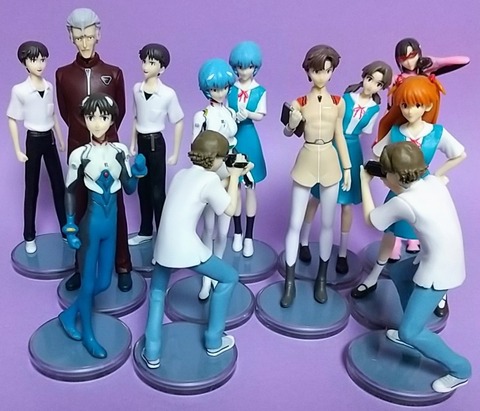 タカラトミーエヴァンゲリオンバトルフィールズゲーミングフィギュア　セット エヴァンゲリオン バトルフィールズ ゲーミングフィギュア