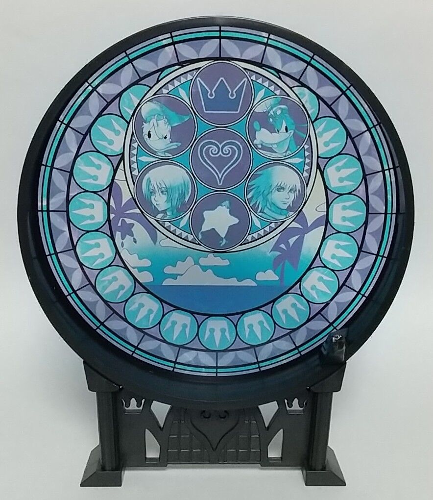 ステンドグラス風の背景パーツ付き】一番くじ KINGDOM HEARTS -Linking