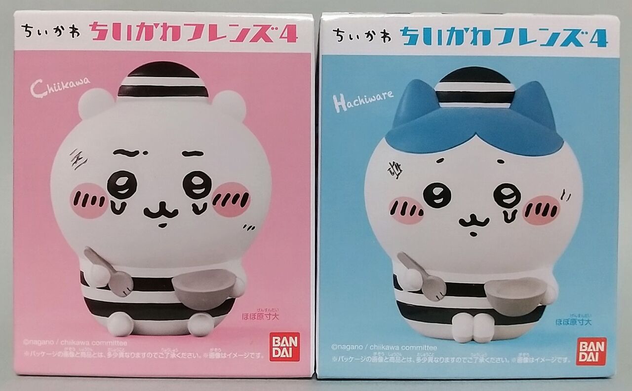 ちいかわ　捕まっちゃった　パペット　マスコット　ぬいぐるみ　囚人服　セット ちいかわ 指先パペット 捕まっちゃった ちいかわ ハチワレ