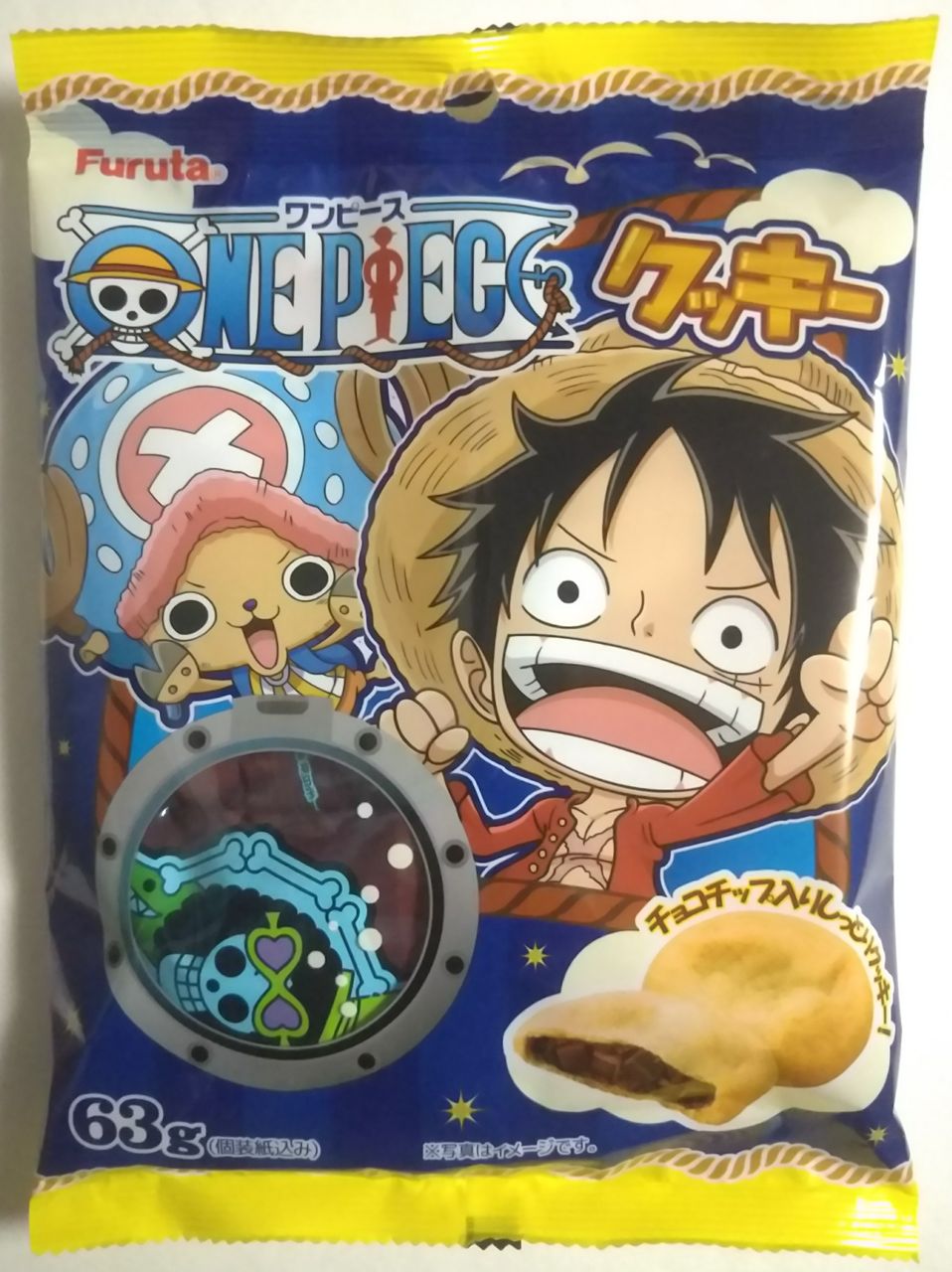 チョコチップ入りのソフトクッキー Furuta ワンピース クッキー Chaos Hobby Blog