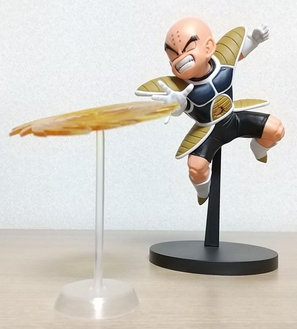 気円斬のエフェクト付きのクリリンのフィギュア】ドラゴンボール