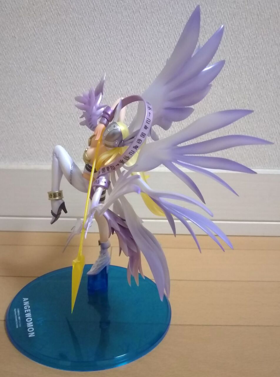 ＊デジモン　 gem エンジェウーモン ホーリーアローVer 光る台座付き Precious G.E.M.シリーズ デジモンアドベンチャー