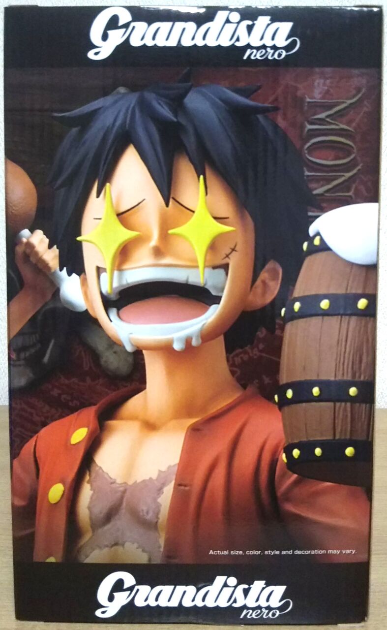 海外限定のルフィ！豊富な交換用パーツが付属】ONE PIECE Grandista