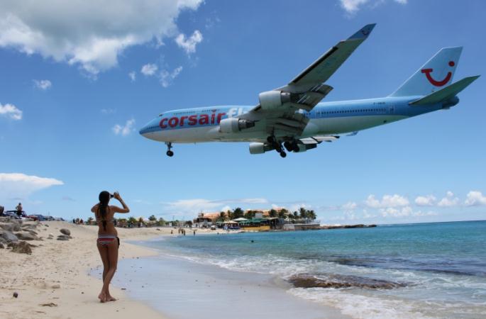 セントマーチン島のマホビーチ セントマーチン島の行き方navi