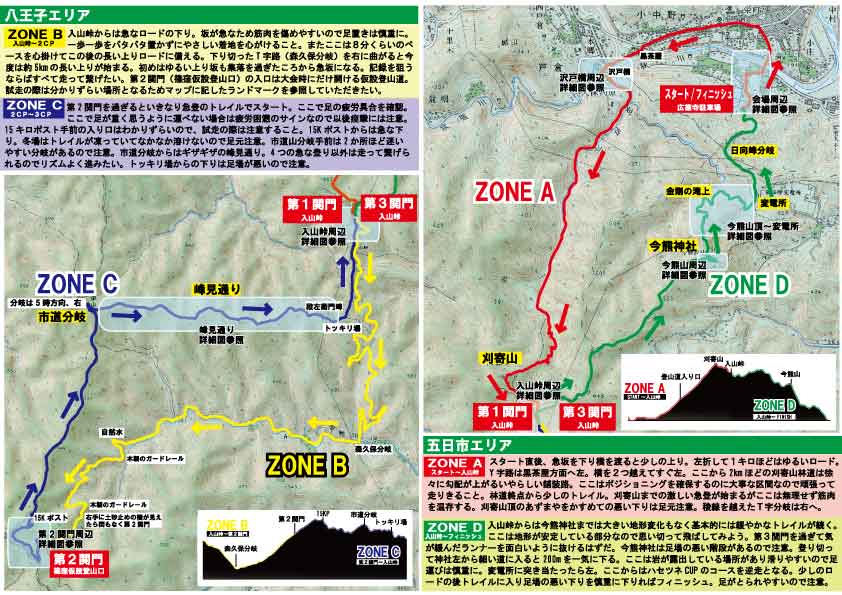 ハセツネ３０k攻略マップ 先行予約開始します 裏山の獣人