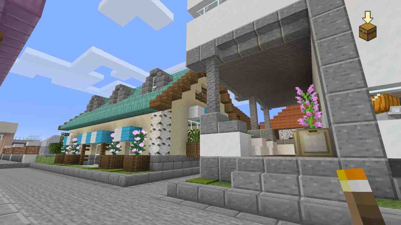 フィッシュ チップス屋さん マイクラ夫婦の婦のほうが我が町を記録する