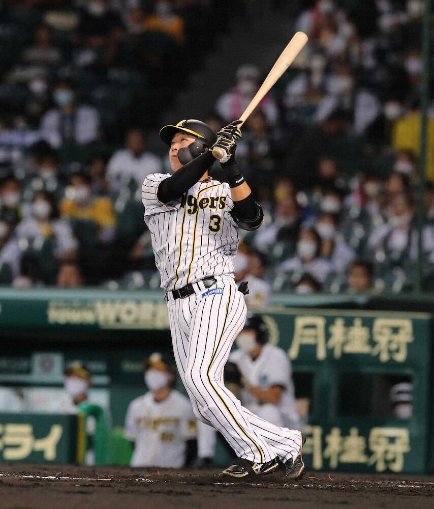 阪神 大山 先制の23号本塁打でトップ巨人岡本に迫る べすぼる速報