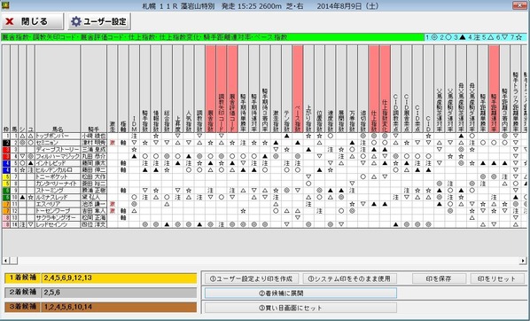 ８月９日新潟１０R