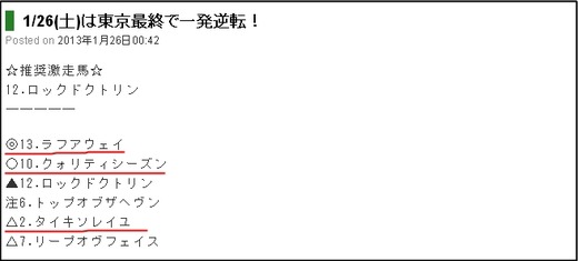 最終予想_0126東京12R