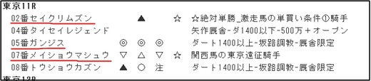 データ_0127東京１１R