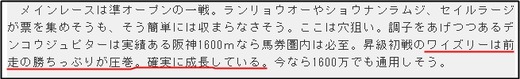 データがあるから_錦Sワイズリー