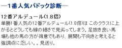 新潟10Rガチンコ１番人気