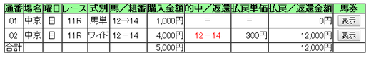 07141411馬券
