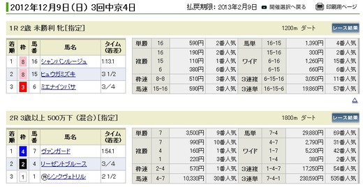データ_1209日中京1R払い戻し