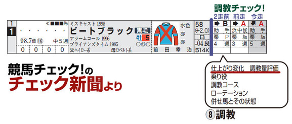 チェック_調教チェック
