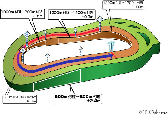 【競馬場】東京ダート1400m:ストライド競馬 - 展開予想・外厩