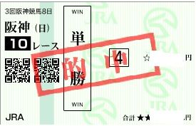 0623阪神10r単勝