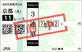 1014京都大賞典決め3連単的中baken