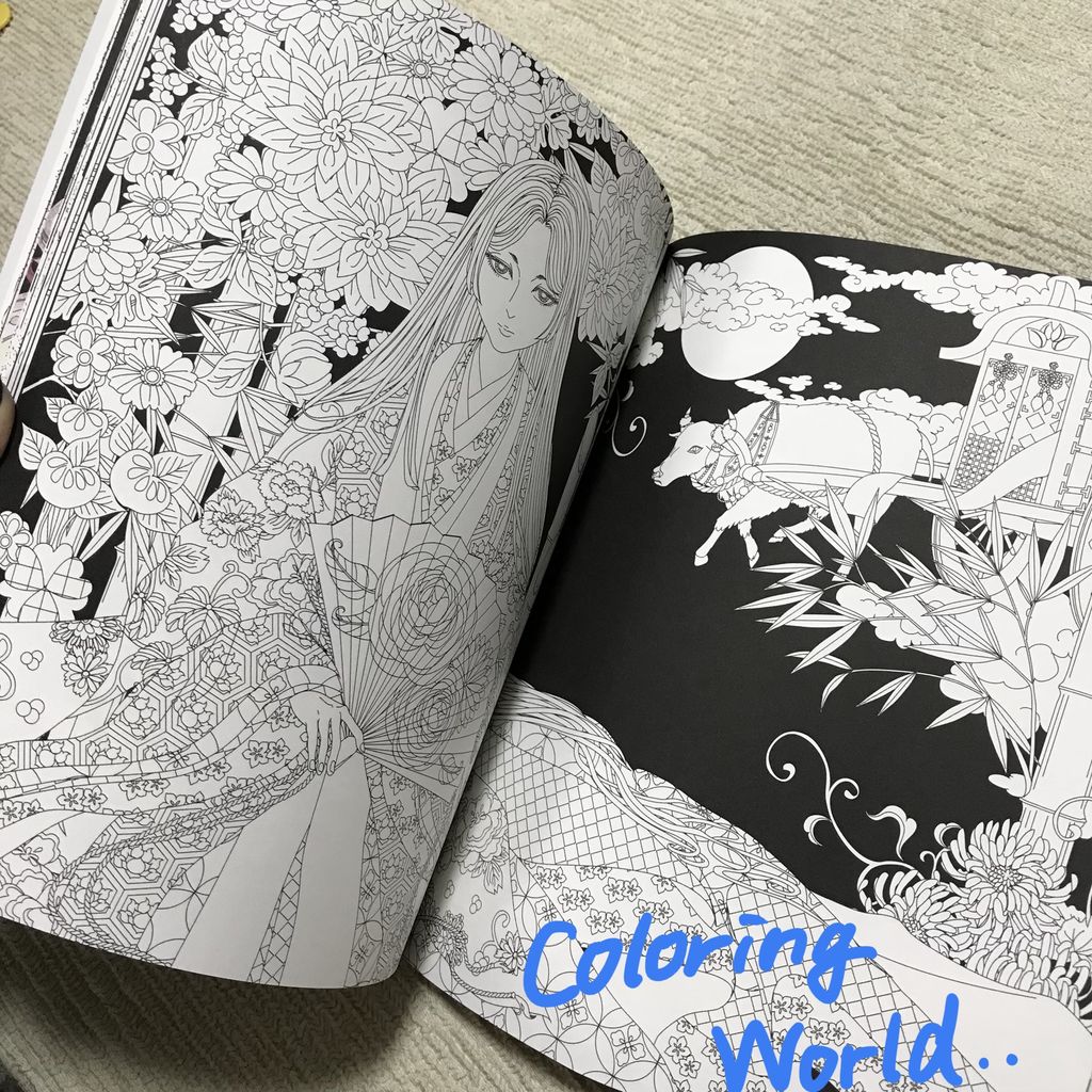 大人の塗り絵本『 book どうぶつたちのfantasy season 』 Coloriage World -大人の塗り絵- : 塗り絵本紹介