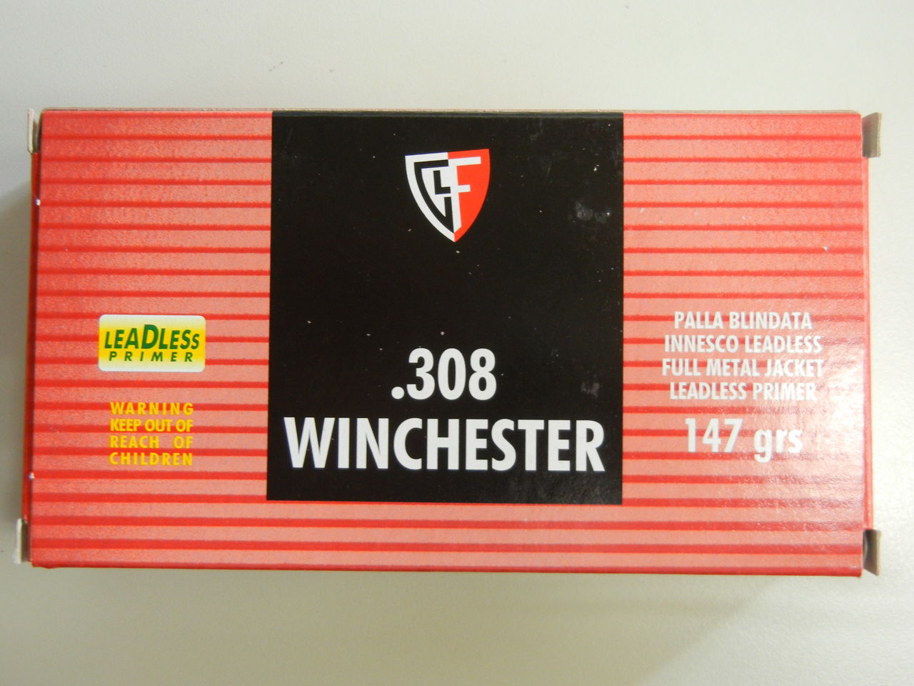 ライフル実包 308 フィオッキ 147gr 入荷いたしました