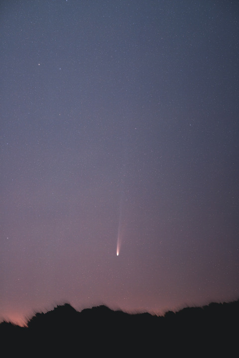 赤城高原に沈むレモン彗星.2025.10.30.WebⅦ